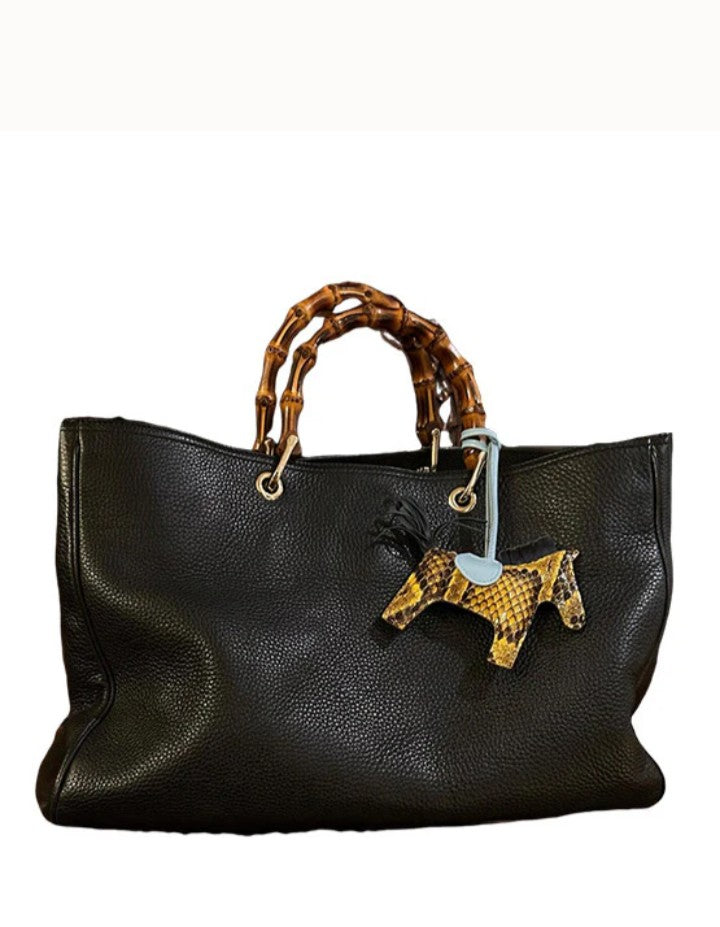 Elegant Black Large Capacity Solid Durable Leather Tote Handbag